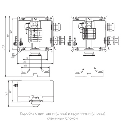 Коробка соединительная РТВ 601-1Б/1П-ИС в России